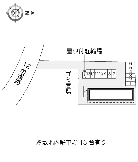 ★手数料０円★富士宮市万野原新田　月極駐車場（LP）